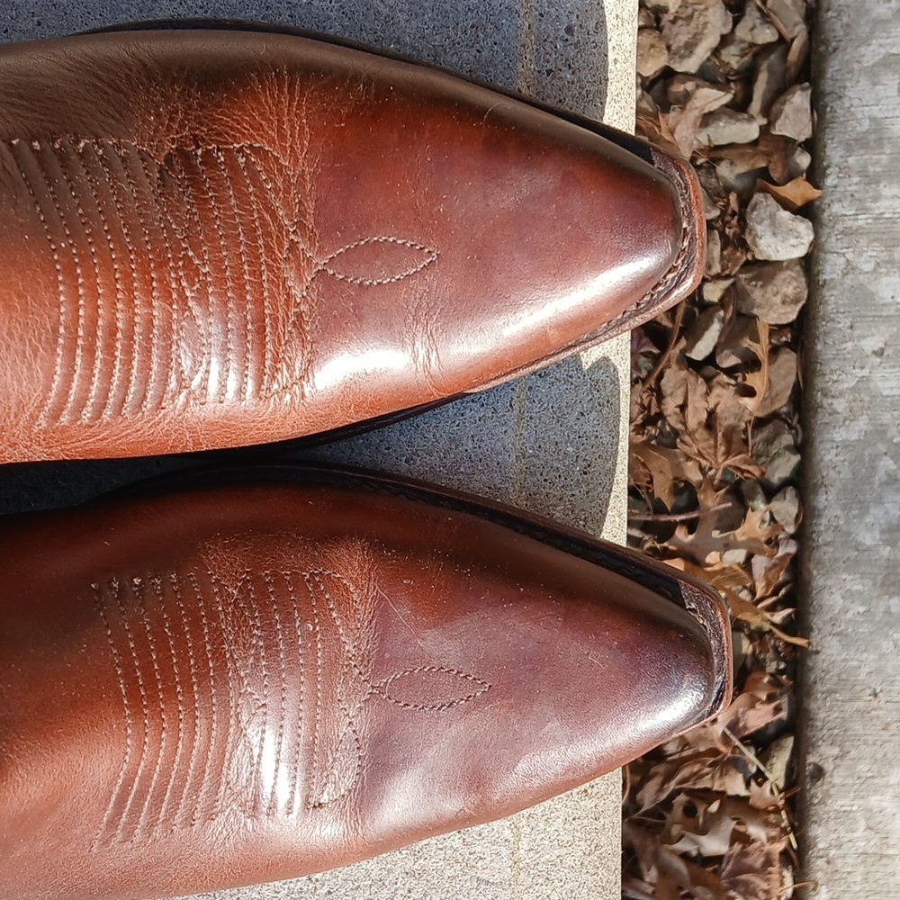 TECOVAS THE DAISY LEATHER Ankle Boots Size 9 - Picture 3 of 14